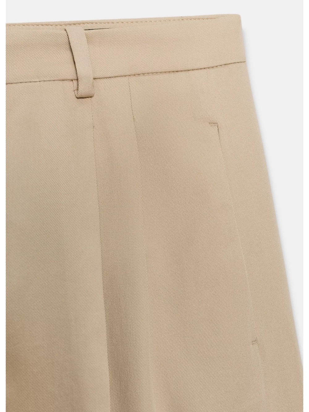 Zara Wide Leg Pants in Beige - Picture 10 of 14